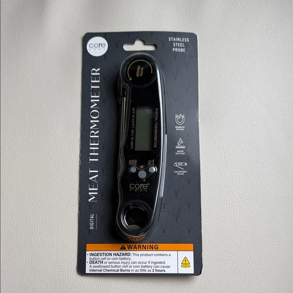 Core Black Digital Meat Thermometer